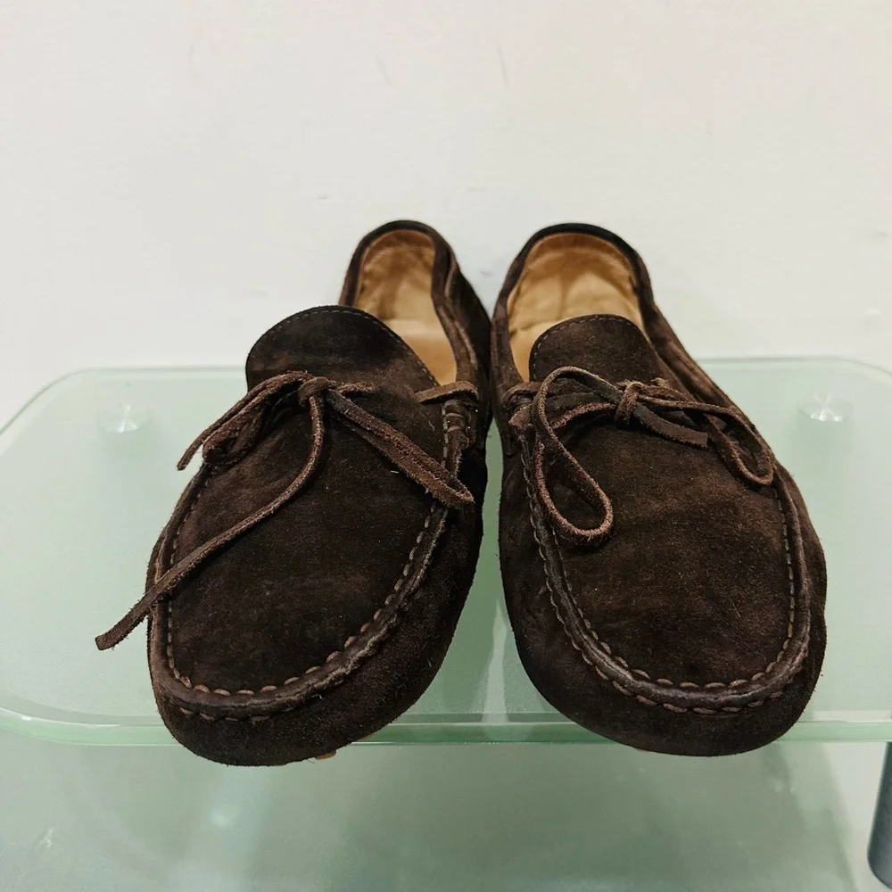 Koio Maranello in Brown ‎ Suede Shoes loafers Mens Size 10 M